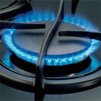 Domestic gas hob