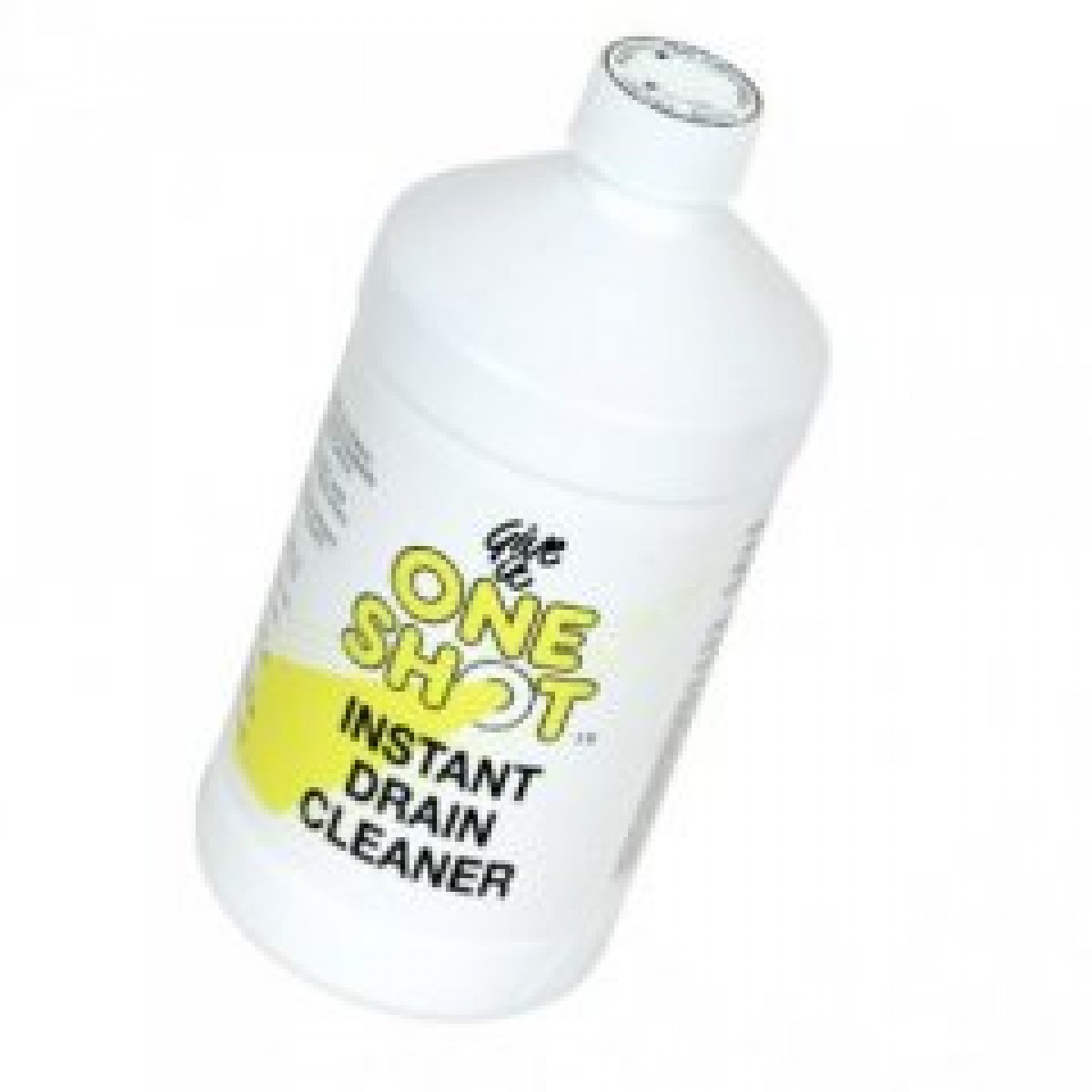 A bottle of drain cleaner